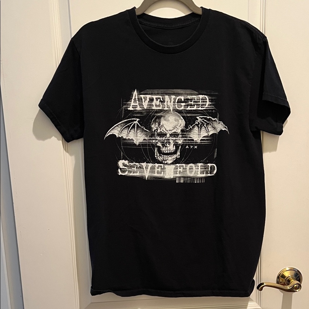 Avenged Sevenfold Black Graphic Tee